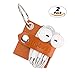 Headphone Organizer, Earphone Organizer, Earbud Organizer, iTobest 1 Pack Cord Manager Keeper With Keychain Keyring and Genuine Handmade Leather, Tangle-Free Durable Wrap Winder