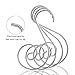 Homemaxs Ornament Hooks Christmas Ornament Hangers 2 Inch S Hooks Christmas Tree Hanger for Christmas Decorations 100 Pack, Silver