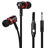Wired Earbuds TOOPOOT For iPhone 3.5mm Piston In-Ear Stereo Headphone Earphone (Black1)