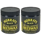 Murray's Black 100% Pure Australian Beeswax 4 Oz. (Pack of 2)