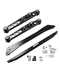 BLACKHORSE-RACING Rear Lower Control Arm Subframe Rear Lower Tie Bar Subframe Brace Arm, Lower Control Arms Suspensio Kit Fit for 1992-1995 Honda Civic Acura Integra EG