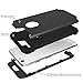 iPhone 6 Plus / 6S Plus Case, SAVYOU Shock-Absorbing Flexible Durable TPU Bumper Case Anti-Slip Front and Back Hard PC Defensive Protection Cover for Apple iPhone 6 Plus / 6S Plus Black