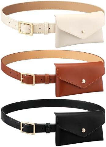 Amazon.com | Women Fanny Waist Bag PU Leather Belt Bag for 