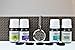Wild Essentials Pewter Aum Om Necklace Essential Oil Diffuser Kit With Lavender, Lemongrass, Peppermint, Orange Oils, 6 Refill Pads, Calming Aromatherapy Gift Set, Customizable Color Changing, Perfume
