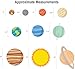Educational Solar System Wall Decals – Fun Planets in Space Wall Stickers – Space Exploration by treepenguin
