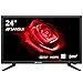 SANSUI LED TV 24'' 1080p HD 60Hz Ultra Slim Flat Electronics Television High Definition Widescreen Monitor HDTV HDMI PCA Input USB (2018 Model) (24-Inch 1080p)