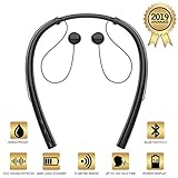 HBQ V4.2 Bluetooth Running Headphones Wireless Neckband Headset Sport Earphones CVC Noise Canceling Bluetooth Earbuds with Microphone for iPhone X/8/7/6 Android Samsung