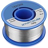 URWOOW Solder Wire Tin Lead Rosin Core Flux Iron Welding Tool 60/40 0.039" Diameter 3.5oz Roll Packed For Electrical and Electronics DIY Work (1.0mm 100g)