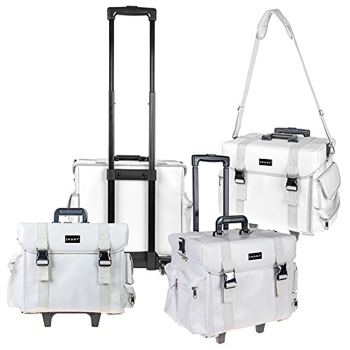 SHANY Makeup Artist Soft Rolling Trolley Cosmetic Case with Free Set of Mesh Bags - Frozen Yogurt