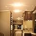 MICTUNING 12V LED RV Ceiling Double Dome Light Fixture 11.5 inches RV Interior Lighting with Switch for Trailer Camper (Warm White, Pack of 3)
