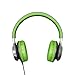 ARTIX CL650 Wired Headphones with Microphone for Kids & Adults - On-Ear Head Phones with Mic - Foldable Headphone with Wire 3.5mm (Green)