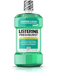 Listerine Freshburst Antiseptic Mouthwash with Germ-Killing Oral Care Formula to Fight Bad Breath, Plaque and Gingivitis, 500 mL