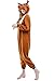 NEWCOSPLAY Unisex Reindeer Pyjamas Onesie Christmas Costume  (M, Brown)