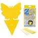 21C Yellow Dual Sticky Fly Traps (25 Pack) for Gnat Whitefly Fungus Gnat Leafminer Aphid Small Insects - Houseplant Bug Catcher - Eco Friendly Save a Garden Butterfly Shape