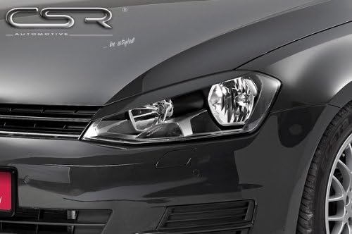 CSR Germany Headlight Lids Trim Eyebrows For VW Volkswagen Golf MK VII 7 GTI 2012-2017 SB191
