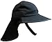 N'Ice Caps Boys Wide Brim Flapper Hat with Side Mesh Ventilation