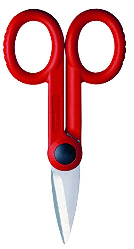 Intercable 16013 Speciale Forbice per Elettricisti con Safteybox, Piccolo, Rosso