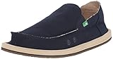 Sanuk Men's Vagabond Fashion Charcoal Sidewalk Surfer Loafers Shoes