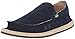 Sanuk Men's Vagabond Fashion Charcoal Sidewalk Surfer Loafers Shoes