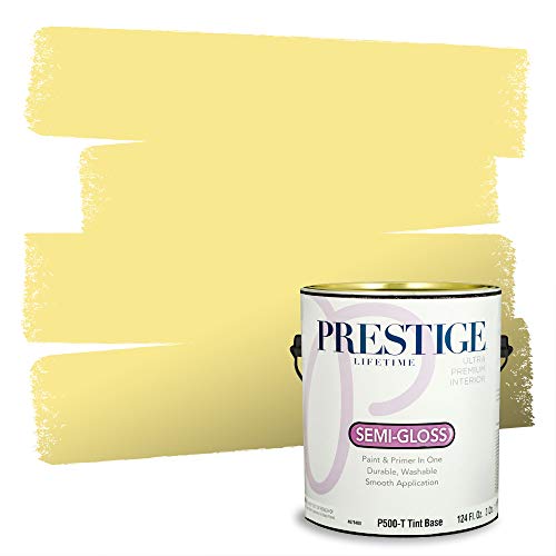 PRESTIGE Paints Interior Paint and Primer In One, 1-Gallon, Semi-Gloss, Compara…