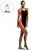 One Piece Swimsuit for Woman Belloo Short-sleeve Surfing Suit Sun Protection, Orange, X-Large