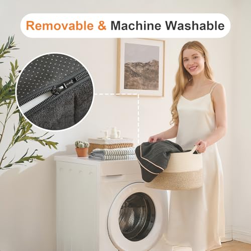 OIGAE Colchón Plegable 120x195x15cm, Colchoneta Plegable de Espuma Viscoelástica en Tres Partes, con Espuma de Tres Capas, para Hogar, Viajes y Acampada, Funda Lavable, Asas, Base Antideslizante