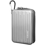Lacdo Anti-Shock Aluminium Protective Carrying Case for 2.5-Inch Portable Hard Disk Drive - Silver