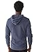 Alternative Men's Rocky Fleece Zip Hoodie, Eco True Navy, Large