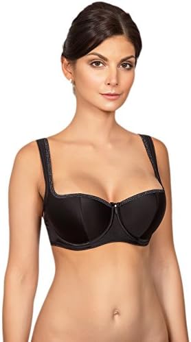 Rosme Womens Balconette Bra, Collection "Silver Liner", Size 38D