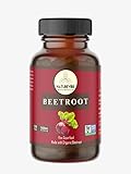 Naturevibe Botanicals Beet Capsules, Ultra-Premium –100% Organic Beet Root Powder, 1100mg Per Serving | 120 Veg Capsules | Gluten free