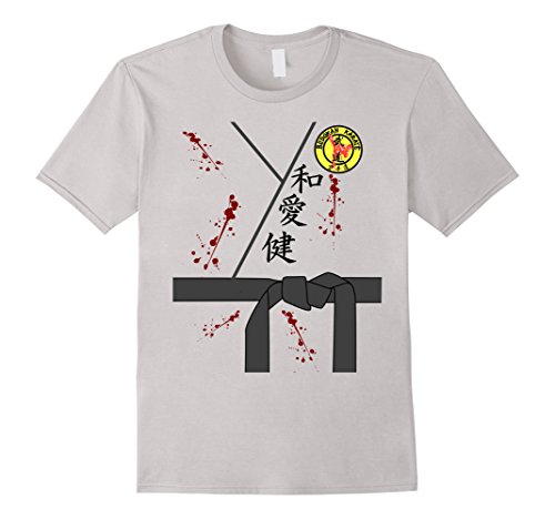 Bloody or Zombie Black Belt Karate Halloween Costume T-shirt