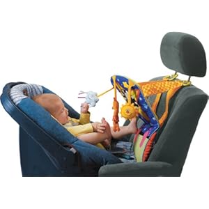 Taf Toys Toe Time Infant Car Seat Toy | Kick and Play Activity Center with Music, Lights, Mirror, and Jingling Toys…