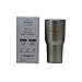 SoArtic Stainless Steel Tumbler 30 oz - Double Wall Insulated Tumbler BPA Free With Splash Proof Clear Lid - Ultimate Large Coffee Mug / Travel Mug for Hot & Cold Drinks