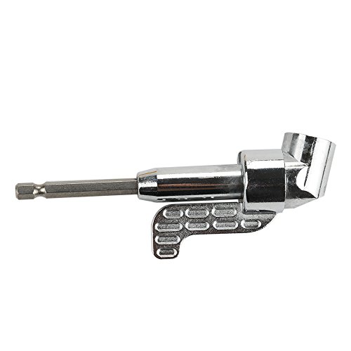 Breynet Right Angle Drill,105 Degree Multifunction Right Angle Driver with 1/4inch Hex Bit Socket Screwdriver Holder Adapter + Socket Adapter Impact Hex Shank Drill Bits Bar Set 1/4" 3/8" 1/2" Bits - Thumbnail 3