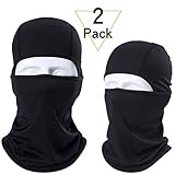 JIUSY 2 Pack or 1 Pack - Balaclava Face Mask Helmet Liner Protection for Tactical Motorcycle Cycling Hunting Hiking Skiing Snowboard