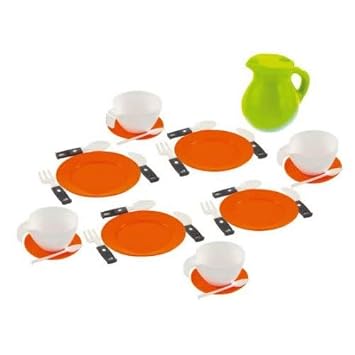 Mochtoys Spielzeug Geschirr 11222 29 Teiliges Tafel Und