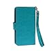 iPhone 6/6s Plus Case, xhorizon TM Premium Leather Folio Case [Wallet Function] [Magnetic Detachable] Fashion Wristlet Lanyard Hand Strap Purse Soft Flip Book Style Multiple Card Slots Cash Compartment Pocket with Magnetic Closure Case Cover Skin ZA5 for iPhone 6/6s Plus (5.5'')- Blue