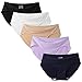Amazon Essentials Women's Low Rise Hipster Underwear Braguitas, Solid Colors, Small