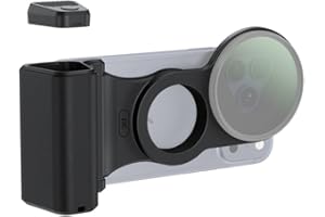 JJC Magnetic 67mm Filter Mount with Phone Camera Grip Kit, Compatible with iPhone 17 16 15 14 Pro Max, with Remote Control & 