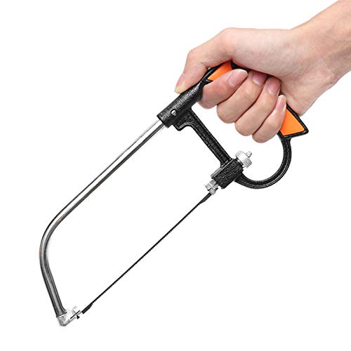 8 in 1 Multifunction Hacksaw DIY Woodworking Hand Saw for Metal Wood 250x105mm with Saw Blades