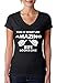 Women's This Is What An Amazing Wife Looks Like V-neck T-shirt Best Gift Shirt