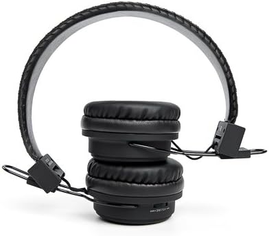 Tenqa REMXD On-Ear Wireless Bluetooth Headphones with Mic, Black