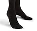 Futuro Revitalizing Trouser Socks for Women, Moderate Compression, Medium, Black