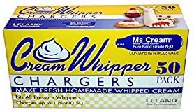Ms Cream 100 Pure EURO 8g N2O Whipper Chargers