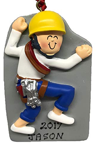Personalized Rock Climbing Christmas Ornament 2018 Free Personalization - Thumbnail 2