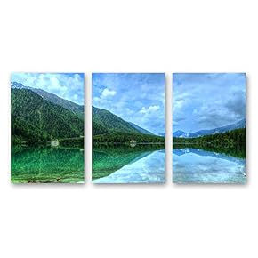 Canvas Wall Art Beautiful Scenery with Turquoise...
