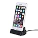 iPhone Stand Charger Dock Station,iPhone Desk Charging Dock,Phone Stand Station with Charger for iPhone 7/iPhone 6/6Plus/6s iPhone5/5Plus/5s/iPhone 8,Balck