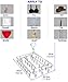 DUOFIRE Clothes Drying Rack with 36 Clips, Stainless Steel Laundry Drying Rack, Baby Hangers, Clothes Hangers for Drying Socks, Drying Towels, Diapers, Bras, Baby Clothes, Underwear, Hat（1 Pack）