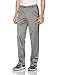 adidas Men's Athletics Essential Tricot 3-Stripe Pants, Dark Grey/Black, Large