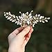 Yean Wedding Hair Comb Rhinestones Opal Crystal Vintage Bridal Hair Clips Combs for Brides and Bridesmaids (Gold)